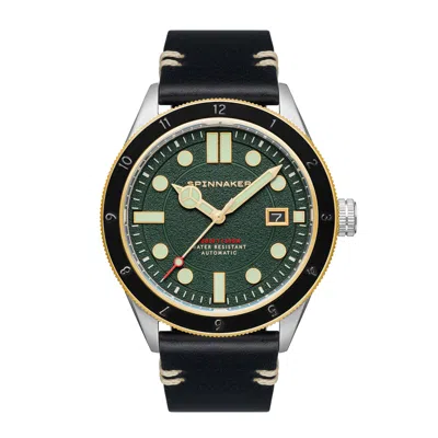 Spinnaker Cahill 2021 Men's Japanese Automatic Forest Green Watch