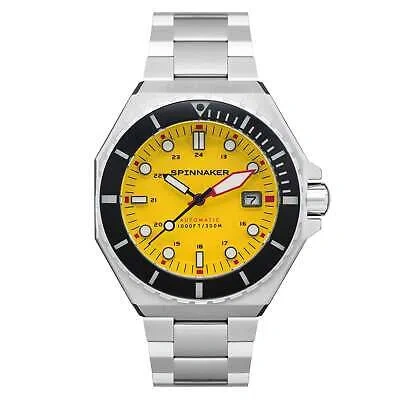 Pre-owned Spinnaker Dumas Stainless Steel 44mm Japanese Automatic Wristwatch