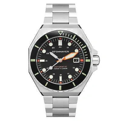 Pre-owned Spinnaker Dumas Stainless Steel 44mm Japanese Automatic Wristwatch