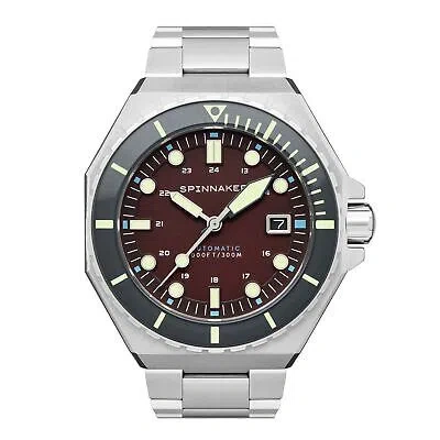 Pre-owned Spinnaker Dumas Stainless Steel 44mm Japanese Automatic Wristwatch