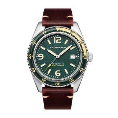 Spinnaker Fleuss Men's Japanese Automatic Lagoon Green Watch