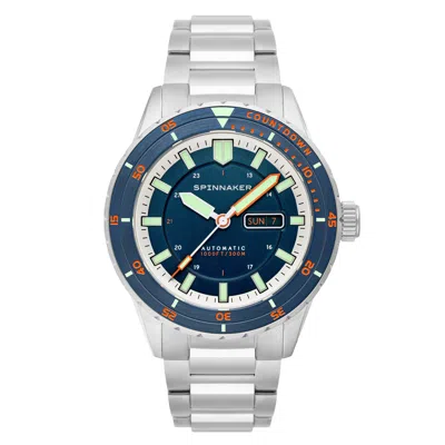 Spinnaker Hass Men's Japanese Automatic Azure Blue Watch