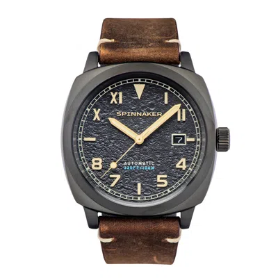 Spinnaker Hull California Men's Automatic Volcanic Black Watch In Brown