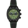 Spinnaker Hull Chronograph Leather Strap Watch, 42mm In Green
