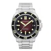 Spinnaker Hull Diver Men's Japanese Automatic Ombre Red Watch In Red