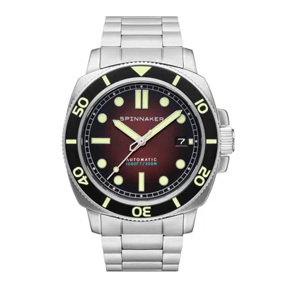 Spinnaker Hull Diver Men's Japanese Automatic Ombre Red Watch