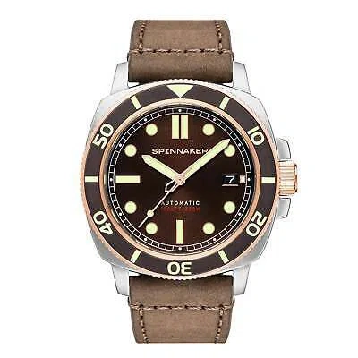 Pre-owned Spinnaker Hull Diver Stainless Steel 42mm Japanese Automatic Wristwatch