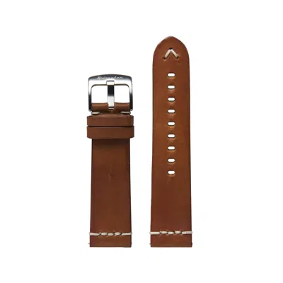 Spinnaker Men's Brown  Strap Program Tan Accessory - Vegetable Tanned Top Grain Calf Leather