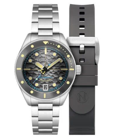 Spinnaker Men's Challenger Automatic Solid Stainless Steel Bracelet Watch, 42mm