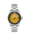 Spinnaker Men's Piccard Automatic Solid Stainless Steel Bracelet Watch, 45mm In Yellow