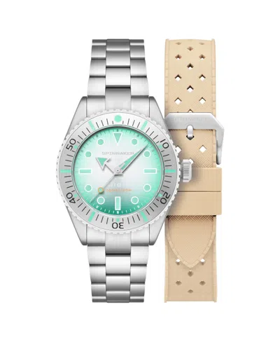 Spinnaker Men's Spence 300 Automatic Solid Stainless Steel Bracelet Watch, 40mm In Blue