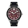 Spinnaker Red  Cahill 2021 Men's Japanese Automatic Malbec Watch In Red