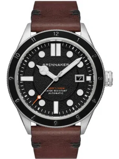 Pre-owned Spinnaker Sp-5096-01 Cahill Automatic Mens Watch 44mm 30atm