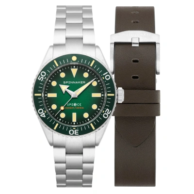 Spinnaker Spence Sea Green Japanese Automatic Men's Watch In Metallic