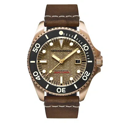 Pre-owned Spinnaker Tesei Bronze Swiss Automatic 43mm Wristwatch Sp-5060-09
