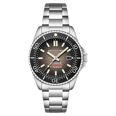 Pre-owned Spinnaker Tesei Titanium Automatic 43mm Wristwatch Sp-5084-66