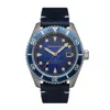 Spinnaker Wreck Men's Japanese Automatic Oxidized Blue Watch In Blue