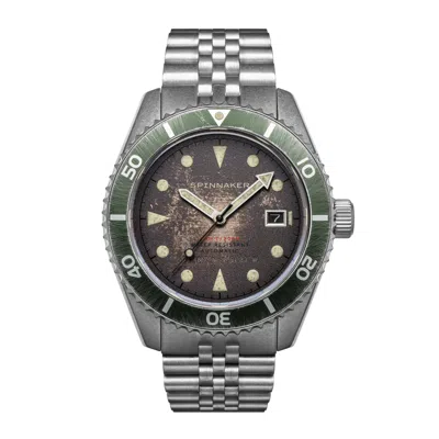 Spinnaker Wreck Men's Japanese Automatic Rust Brown Watch