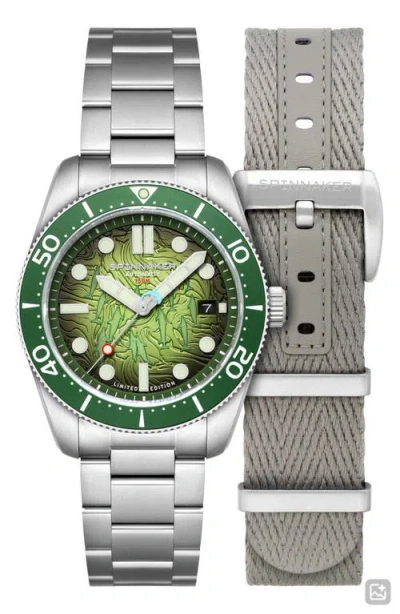 Spinnaker X Dolphin Project Croft Midsize Automatic Dolphin Cave Watch Set, 40mm In Multi