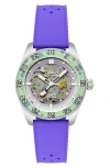 Spinnaker X Spongebob Squarepants Croft Midsize Automatic Rubber Strap Watch, 40mm