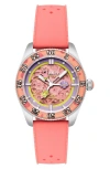 Spinnaker X Spongebob Squarepants Croft Midsize Automatic Rubber Strap Watch, 40mm