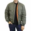 Spire By Galaxy Men's Heavyweight Ma-1 Bomber Flight Jacket In Green