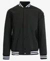 Spire By Galaxy Men's Lightweight Varsity Jacket In Black