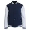 Spire By Galaxy Men's Lightweight Varsity Jacket In Blue