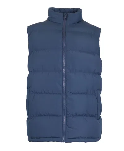 Spire By Galaxy Men's Modern Fit Heavyweight Puffer Bubble Vest In Blue