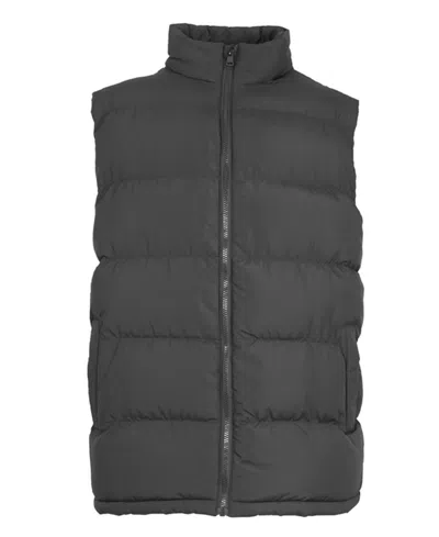 Spire By Galaxy Men's Modern Fit Heavyweight Puffer Bubble Vest In Black