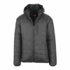 Spire By Galaxy Men's Sherpa Lined Hooded Puffer Jacket In Gray