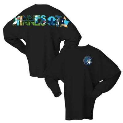 Spirit Jersey Black Minnesota Lynx Oversized Preppy City Long Sleeve T-shirt