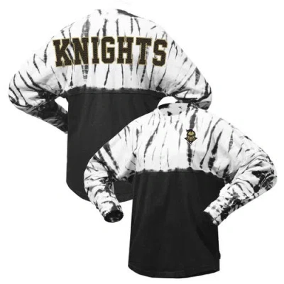 Spirit Jersey Black Ucf Knights Tie-dye Long Sleeve Jersey T-shirt