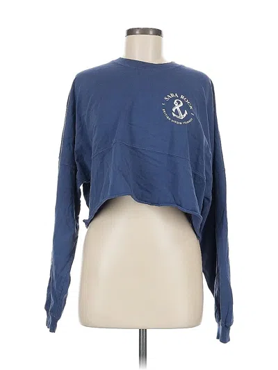 Pre-owned Spirit Jersey Long Sleeve T-shirt In Blue