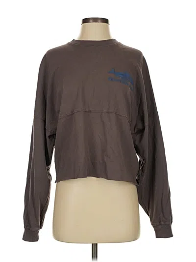 Pre-owned Spirit Jersey Long Sleeve T-shirt In Brown