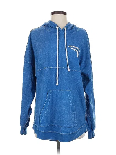 Pre-owned Spirit Jersey Pullover Hoodie In Blue