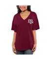 Spirit Jersey Women's Maroon Texas A&m Aggies  Oversized T-shirt In Maroon