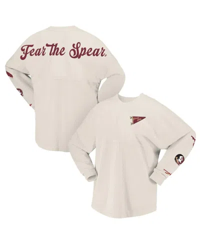 Spirit Jersey Women's Natural Florida State Seminoles Local Long Sleeve T-shirt