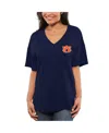 Spirit Jersey Women's Navy Auburn Tigers  Oversized T-shirt In Navy