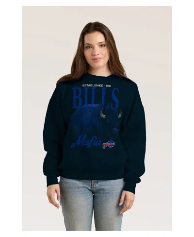 Spirit Jersey Women's Navy Buffalo Bills Mafia Fleece Sweatshirt