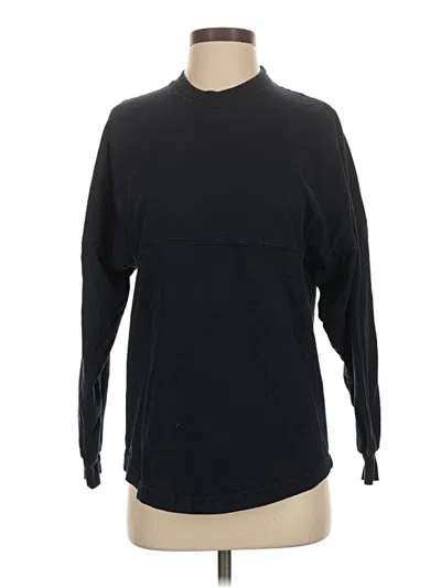 Pre-owned Spirit Long Sleeve Top Black Crew Neck Tops