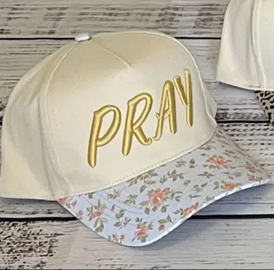 Spirit To A Tee Women's Pray Hat In Multi In Neutral