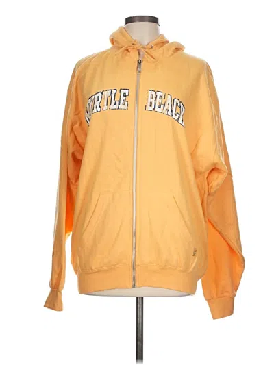 Pre-owned Spirit Zip Up Hoodie In Orange