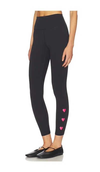 Spiritual Gangster 3 Of Hearts Lotus 7/8 Legging In Black