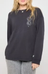 Spiritual Gangster 888 Dreamer Denver Long Sleeve Graphic T-shirt In Vintage Black