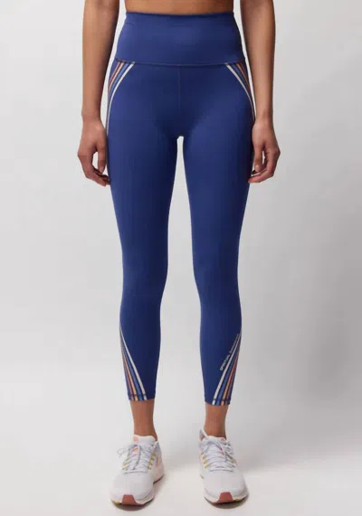 Spiritual Gangster Ada Dream Tech Eco Jersey 7/8 Leggings In Indigo In Multi
