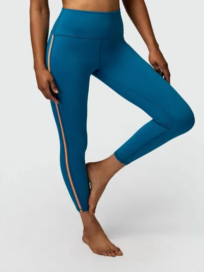 Spiritual Gangster Ada Dream Tech Leggings In Dark Turquoise In Multi
