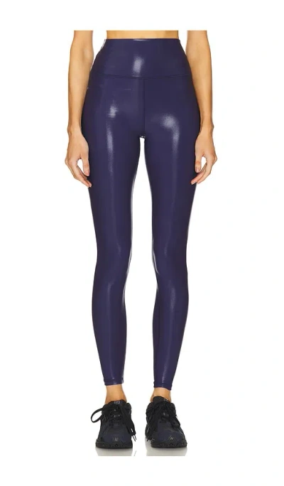 Spiritual Gangster Ada High Gloss Legging In Navy