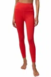 Spiritual Gangster Ada High Waist 7/8 Leggings In Redstone In Multi