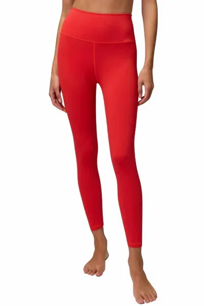Spiritual Gangster Ada High Waist 7/8 Leggings In Redstone In Multi